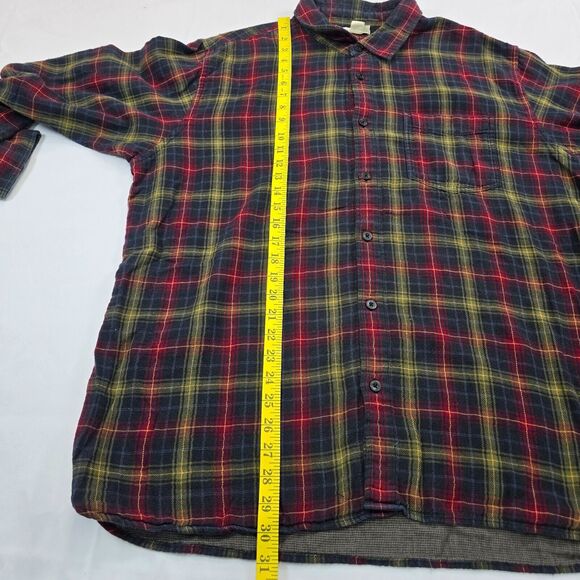 Carbon 2 Cobalt Men's Red Yellow Flannel Plaid Shirt Size XL - Picture 6 of 10